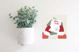 Magnetic Seasonal Decor Insert for Interchangeable Sign (Mini): Dear Santa Letter (TWinter/Christmas) | Magnetic Sign Blank Sold Separate