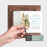 Magnetic Seasonal Art Insert for Interchangeable Decor Sign (Mini Insert Only): Easter Egg Hunt | Spring