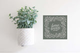 Magnetic Seasonal Decor Insert for Interchangeable Sign (Mini): Harvest Blessings | Thanksgiving / Fall | Magnetic Sign Blank Sold Separate