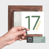 Magnetic Seasonal Art Insert for Interchangeable Decor Sign (Mini Insert Only): March 17 | St. Patrick's / Spring