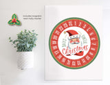 Magnetic Wall Hanging Insert: Days Until Christmas Retro Countdown (Winter/Christmas) | INSERT ONLY