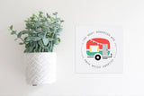 Magnetic Seasonal Decor Insert for Interchangeable Sign (Mini): Best Memories Camping | Summer | Magnetic Sign Blank Sold Separate