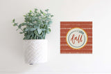 Magnetic Seasonal Decor Insert for Interchangeable Sign (Mini): Boho I Love Fall | Thanksgiving / Fall | Magnetic Sign Blank Sold Separate
