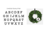 Magnetic Seasonal Decor Insert for Interchangeable Sign (Mini): Monogram Wreath | Magnetic Sign Blank Sold Separate