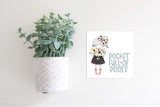 Magnetic Seasonal Decor Insert for Interchangeable Sign (Mini): Pocket Full of Posies | Easter / Spring | Magnetic Sign Blank Sold Separate