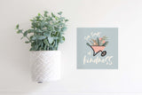 Magnetic Seasonal Decor Insert for Interchangeable Sign (Mini): Sow Seeds of Kindness | Spring | Magnetic Sign Blank Sold Separate