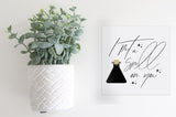 Magnetic Seasonal Decor Insert for Interchangeable Sign (Mini): I Put a Spell on You | Halloween | Magnetic Sign Blank Sold Separate