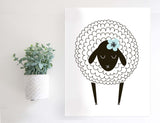 Magnetic Wall Hanging Insert: Spring Lamb (Spring/Easter) | INSERT ONLY