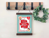 Magnetic Wall Hanging Insert: Valentine Card Box | INSERT ONLY