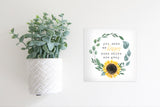 Magnetic Seasonal Decor Insert for Interchangeable Sign (Mini): You Make Me Happy When Skies Are Gray | Summer / Fall / Sunflower | Magnetic Sign Blank Sold Separate