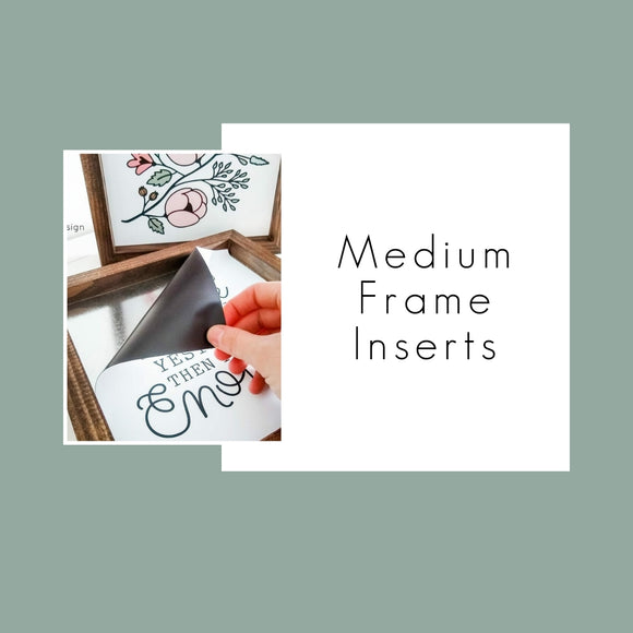 Medium Magnetic Frame Inserts