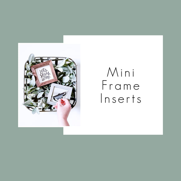 Mini Magnetic Frame Inserts