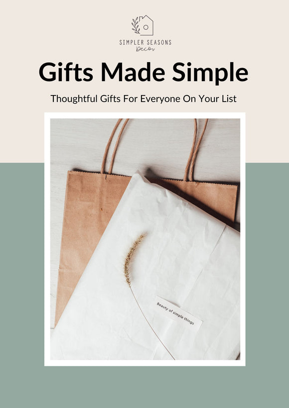 FREE DOWNLOAD: Gifts Made Simple - A Thoughtful Gift Guide