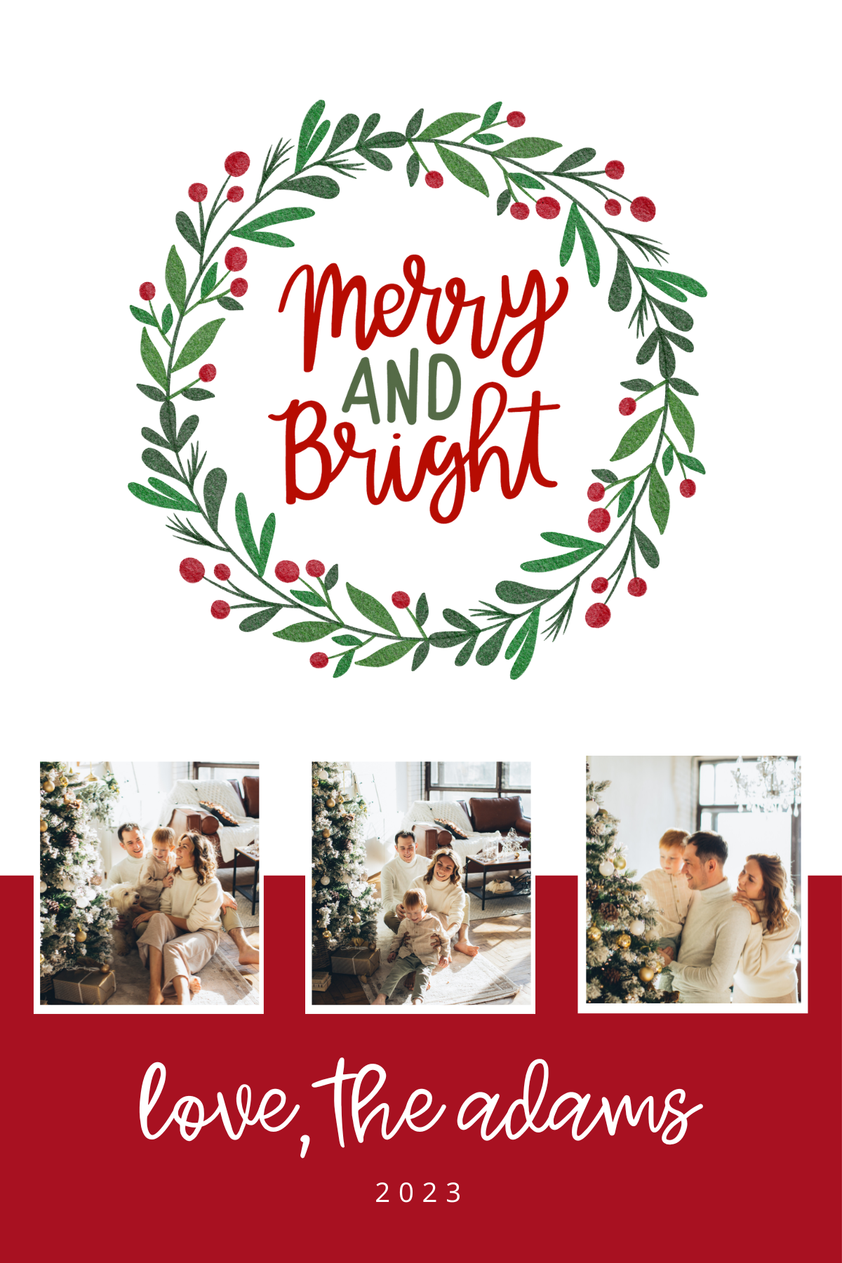 Printable Holiday Card Template: Merry and Bright (Photo) – Simpler Seasons Home Decor printable-holiday-card-template-merry-and-bright-photo-simpler-seasons-home-decor