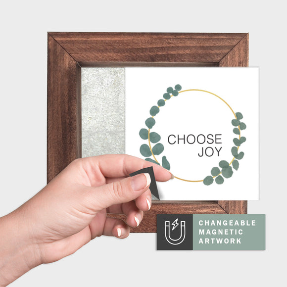 Magnetic Seasonal Art Insert for Interchangeable Decor Sign (Mini Insert Only): Choose Joy (To Mimi's House)
