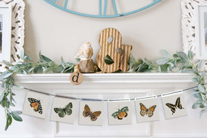 Magnetic Banner Insert: Autumn Butterflies (Fall) | Magnetic Banner INSERTS ONLY