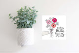 MINI Sign Insert Only: First My Mother (Mother's Day) | Magnetic Sign INSERT ONLY