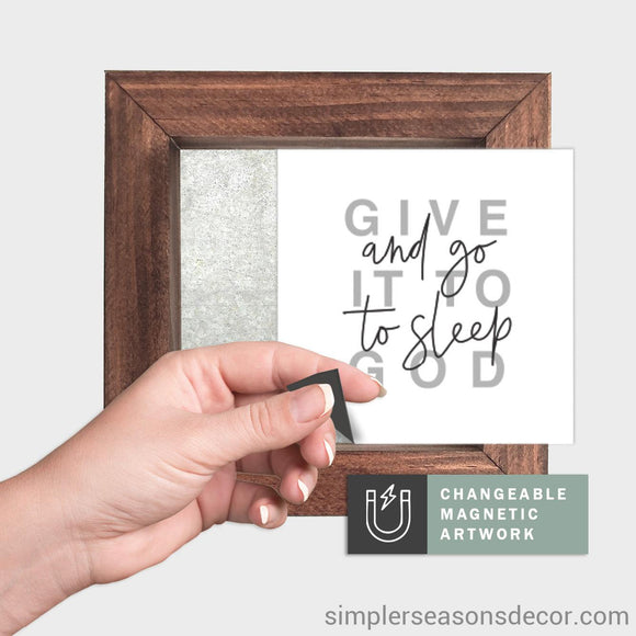 MINI Sign Insert Only: Give It To God | Magnetic Sign INSERT ONLY