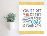 Magnetic Wall Hanging Insert: You're Off To Great Places (Back to School) | INSERT ONLY