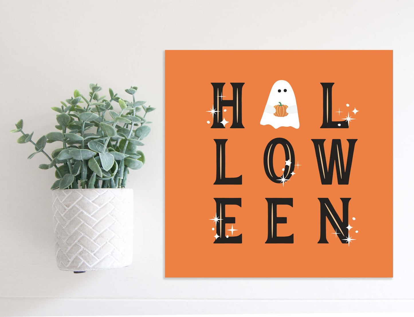 Medium Size Sign Insert: Halloween | Magnetic Sign INSERT ONLY