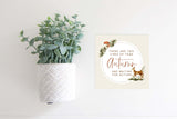 MINI Sign Insert Only: Waiting for Autumn (Fall) | Magnetic Sign INSERT ONLY