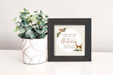 MINI Sign Insert Only: Waiting for Autumn (Fall) | Magnetic Sign INSERT ONLY