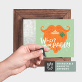 Magnetic Seasonal Art Insert for Interchangeable Decor Sign (Mini Insert Only): Who's Your Paddy | St. Patrick's / Spring