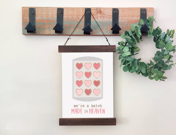 Magnetic Wall Hanging Insert: Batch Made in Heaven (Valentine/Spring) | INSERT ONLY