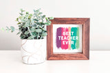 MINI Sign Inserts Only: Teacher Gift/Appreciation Insert Bundle Set of 2 | Magnetic Sign INSERTS ONLY