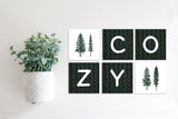 Magnetic Banner Insert: COZY (Christmas/Winter) | Magnetic Banner INSERTS ONLY