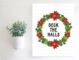 Magnetic Wall Hanging Insert: Deck the Halls (Christmas/Winter) | INSERT ONLY