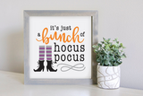 SLIGHTLY FLAWED Medium Size Sign Insert: COLOR Hocus Pocus (Halloween) | Magnetic Sign INSERT ONLY