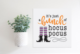 SLIGHTLY FLAWED Medium Size Sign Insert: COLOR Hocus Pocus (Halloween) | Magnetic Sign INSERT ONLY