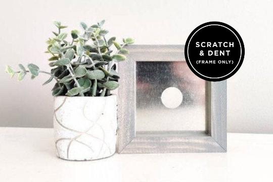 *Scratch and Dent* Mini Magnetic Frame Base (5") - Gray