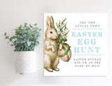 Medium Size Sign Insert: Easter Egg Hunt (Spring) | Magnetic Sign INSERT ONLY