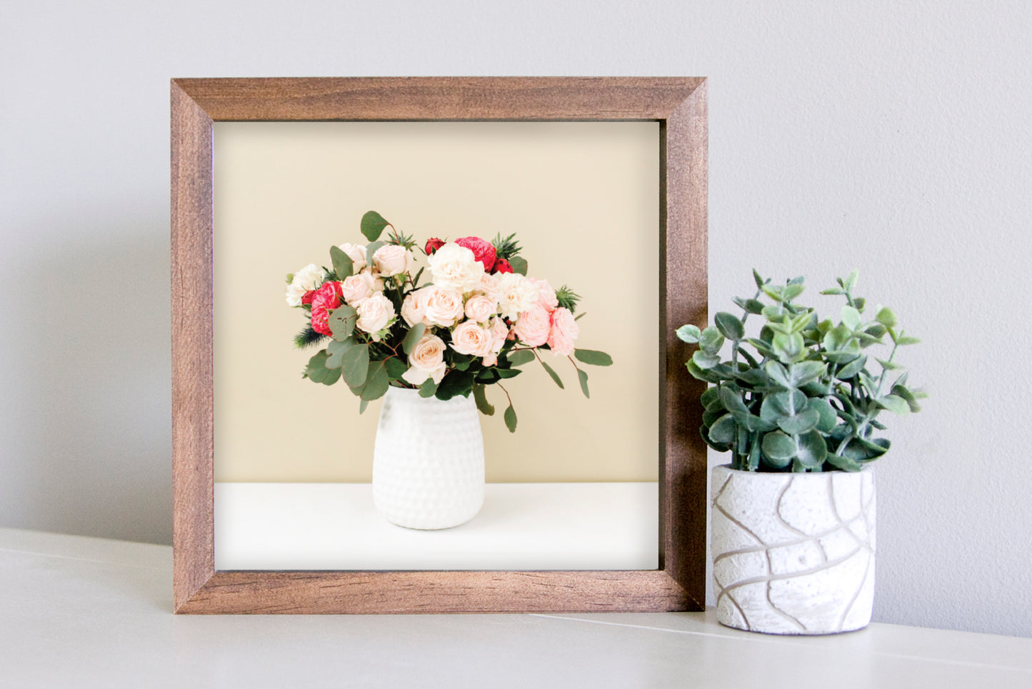 Medium Size Sign Insert: Floral Bouquet Photo | Magnetic Sign INSERT ONLY