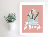 Magnetic Wall Hanging Insert: Grow Through What You Go Through (Spring) | INSERT ONLY