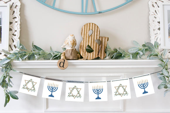 Magnetic Banner Insert: Hanukkah | Magnetic Banner INSERTS ONLY