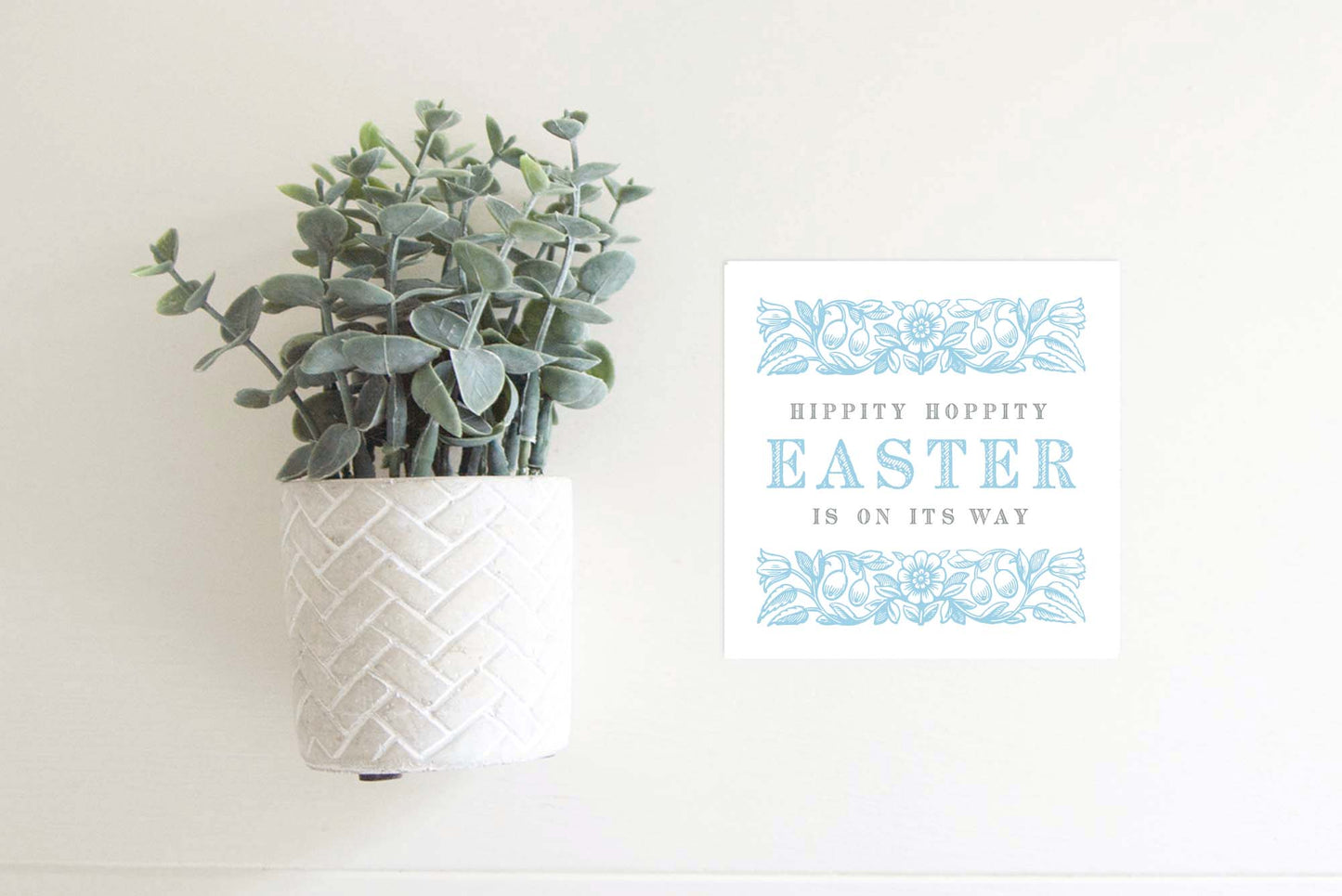 MINI Sign Insert Only: Easter's On Its Way (Spring) | Magnetic Sign Insert Only