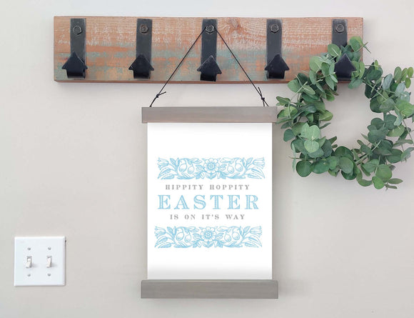 Magnetic Wall Hanging Insert: Easter's On Its Way (Spring) | INSERT ONLY