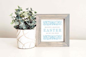 MINI Sign Insert Only: Easter's On Its Way (Spring) | Magnetic Sign Insert Only