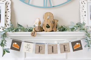 Magnetic Banner Insert: Let Them Eat Pie (Fall/Thanksgiving) | Magnetic Banner INSERTS ONLY