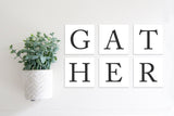 Magnetic Banner Insert: Gather (Fall/Everyday) | Magnetic Banner INSERTS ONLY