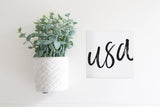 MINI Sign Insert Only: USA (Summer/Fourth of July) | Magnetic Sign INSERT Only