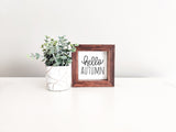 MINI Sign Inserts Only: Hello Seasons Insert Bundle Set of 4 | Magnetic Sign INSERTS ONLY