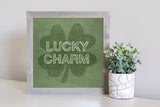 Medium Size Sign Insert: Lucky Charm (St. Patrick's Day/Spring) | Magnetic Sign INSERT ONLY