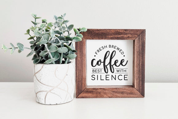 SLIGHTLY FLAWED MINI Sign Insert Only: Coffee | Magnetic Sign INSERT ONLY