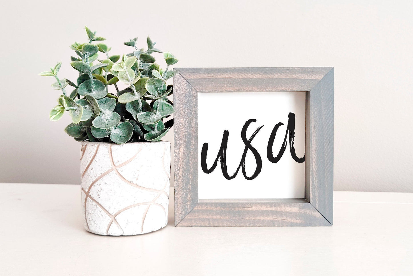 MINI Sign Insert Only: USA (Summer/Fourth of July) | Magnetic Sign INSERT Only