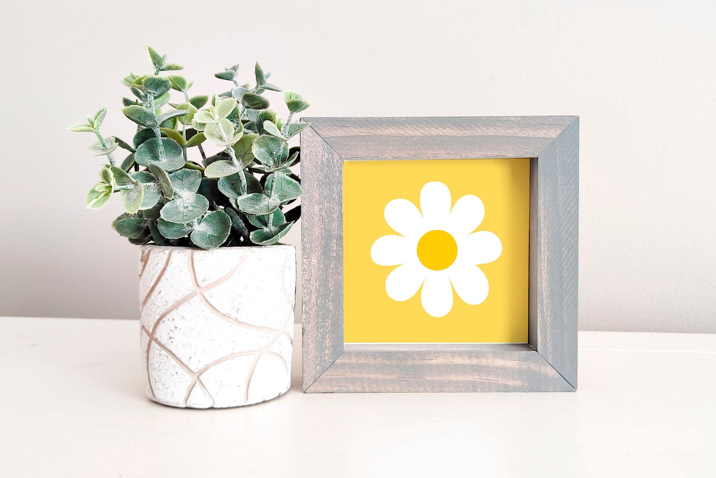 MINI Sign Insert Only: Daisy Icon (Spring) | Magnetic Sign INSERT ONLY