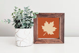 MINI Sign Insert Only: Leaf Icon (Fall) | Magnetic Sign INSERT ONLY